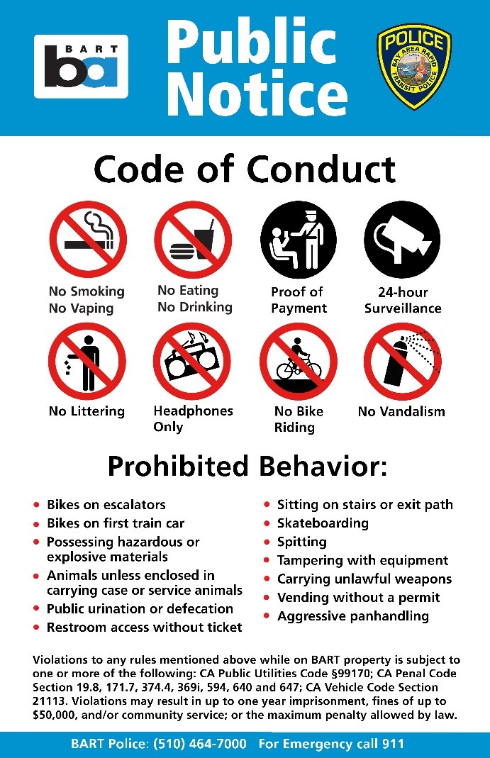 Injury Prevention & Evacuations Bay Area Rapid Transit